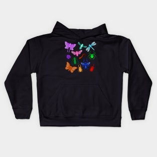 Zodiac bug collection Non Galaxy version Kids Hoodie